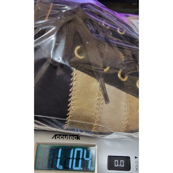 Coach Tamra Gold Brown Color-Block Lace-up Sneakers Women’s Size 9M - Picture 10 of 10